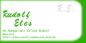 rudolf eles business card